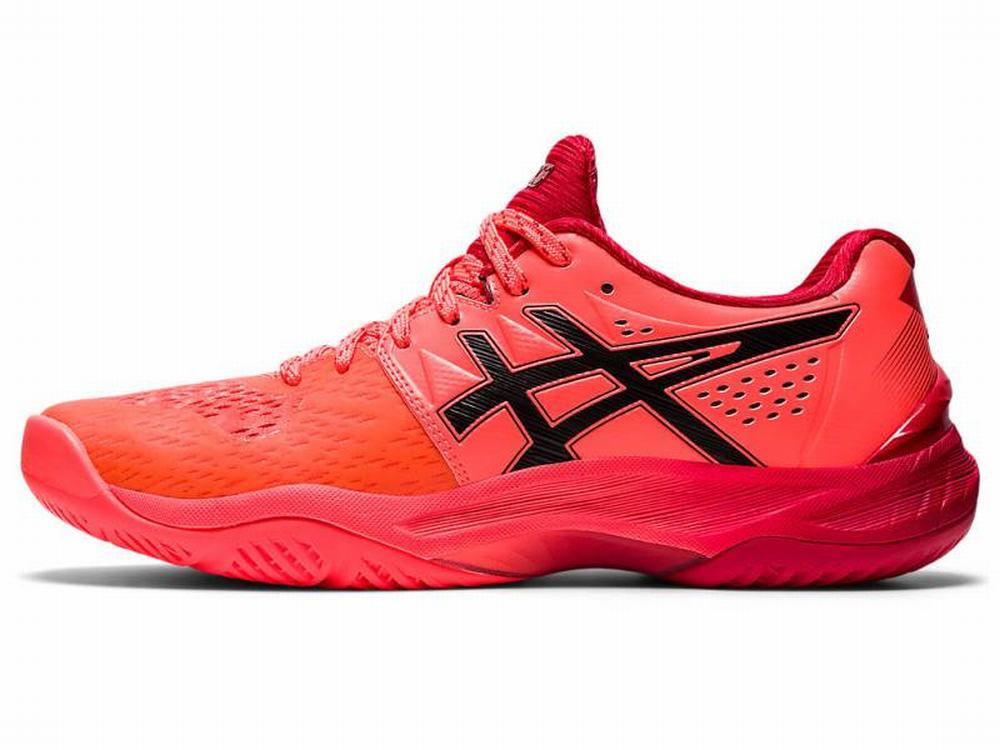 Asics SKY ELITE FF TOKYO Women's Volleyball Shoes Orange / Red / Black | CUQ891523