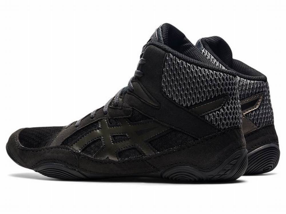 Asics SNAPDOWN 3 (2E) Men's Wrestling Shoes Black | WIR827456