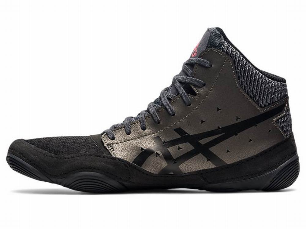 Asics SNAPDOWN 3 (2E) Men's Wrestling Shoes Black | WIR827456