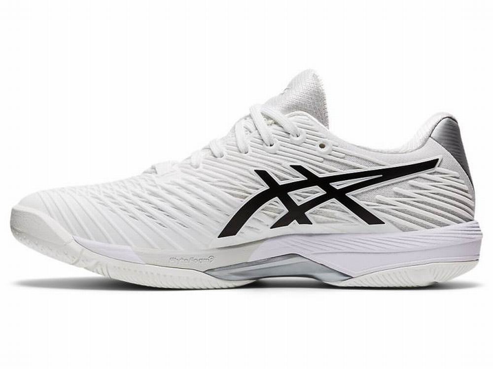 Asics SOLUTION SPEED FF Men's Tennis Shoes Black / White | BOA304619