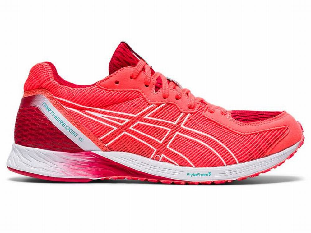 Asics TARTHEREDGE 2 Women's Running Shoes Orange / Red / White | RMJ913726