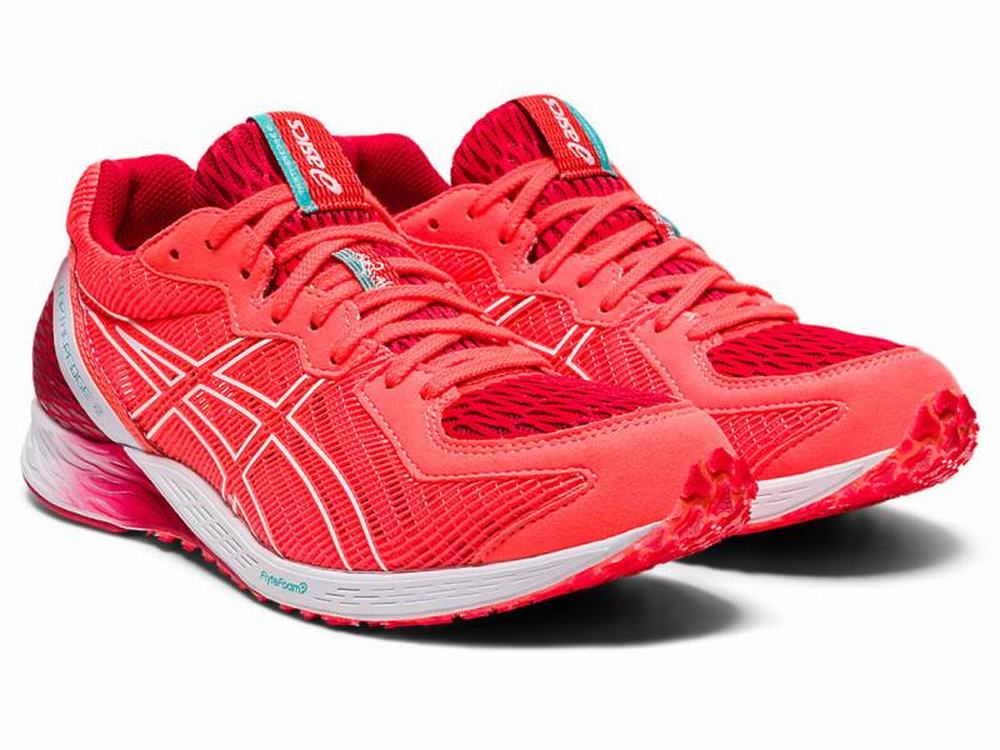 Asics TARTHEREDGE 2 Women's Running Shoes Orange / Red / White | RMJ913726