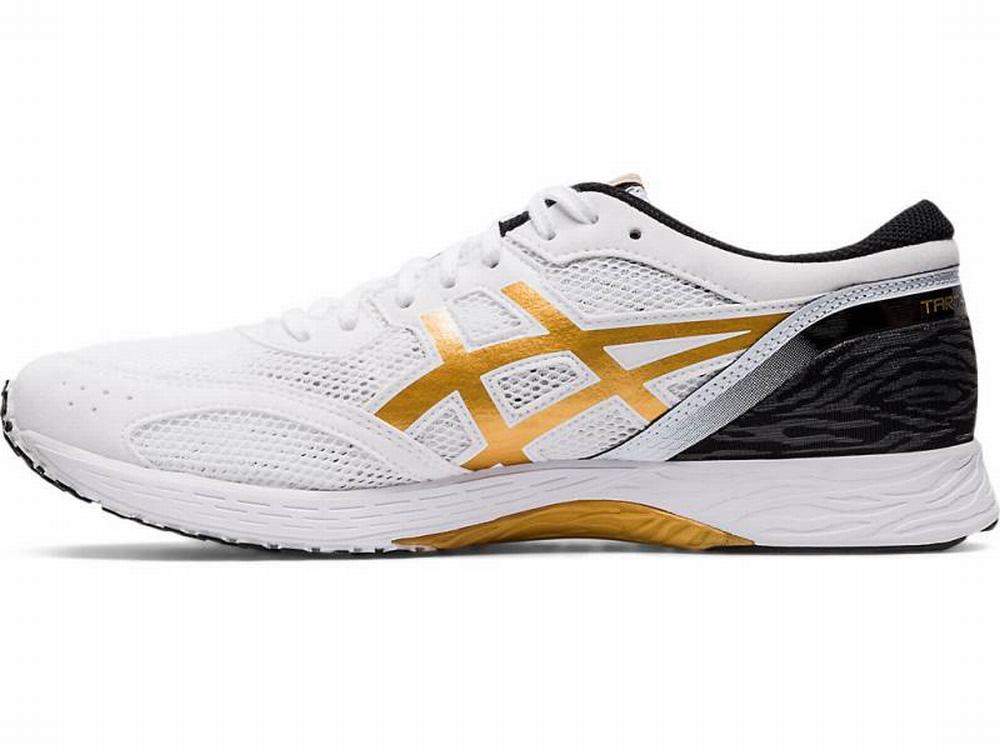 Asics TARTHEREDGE Men's Running Shoes White / Gold | KXE913265