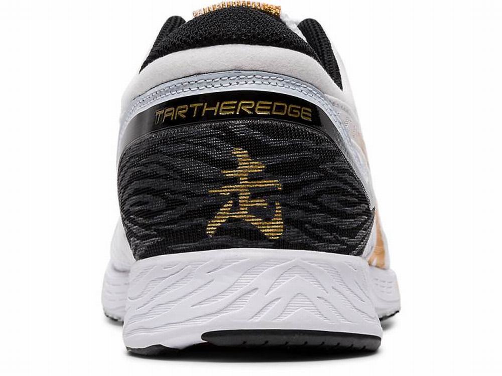 Asics TARTHEREDGE Men's Running Shoes White / Gold | KXE913265