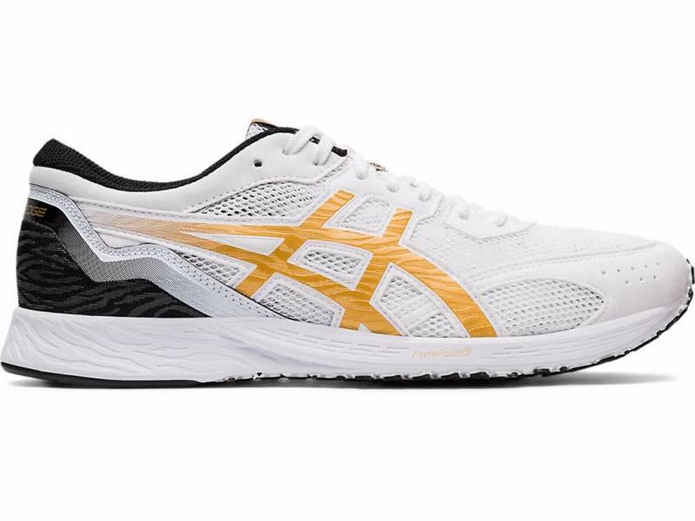 Asics TARTHEREDGE Men\'s Running Shoes White / Gold | KXE913265