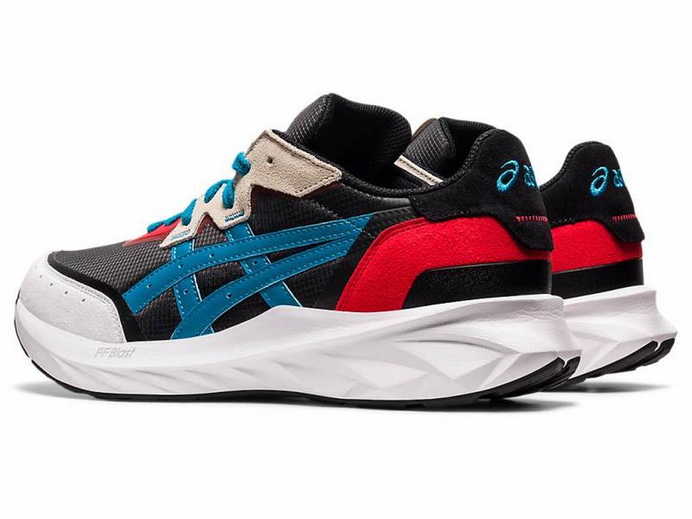 Asics TARTHER BLAST Men's Sneakers Black / Blue | VZG294731