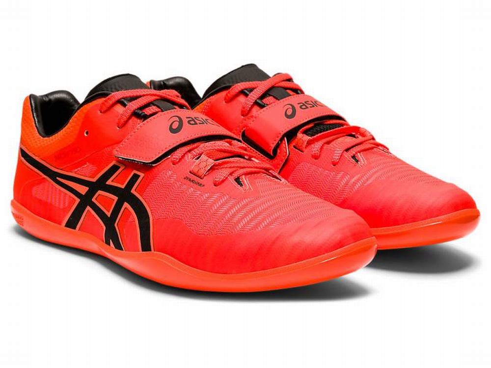 Asics THROW PRO 2 Women's Track & Field Shoes Orange / Black / Red | YBI528793