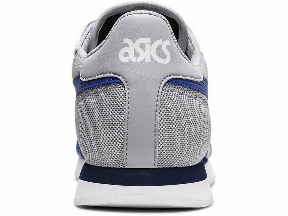 Asics TIGER RUNNER Men's Sneakers Grey / Blue | GUN350169