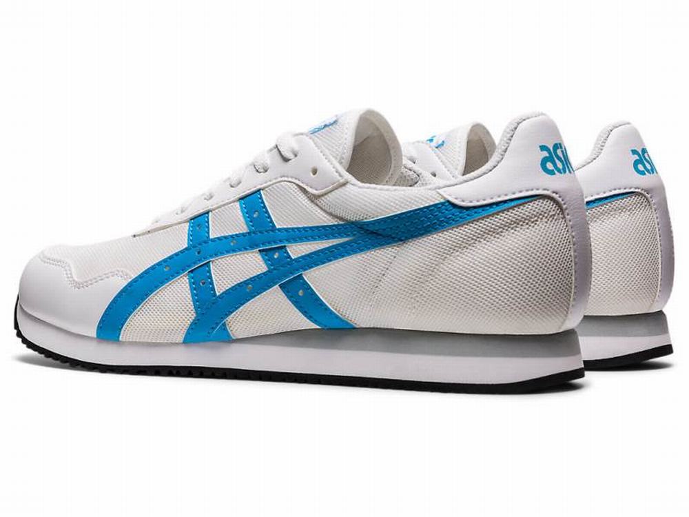 Asics TIGER RUNNER Men's Sneakers White / Blue | AEI079432