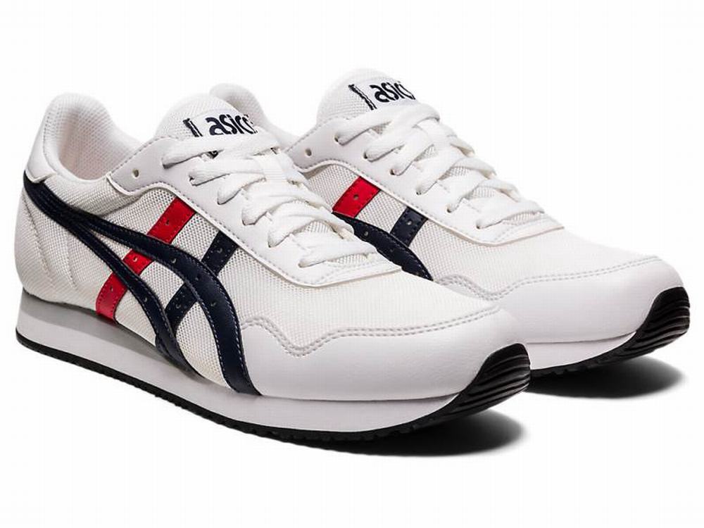 Asics TIGER RUNNER Men's Sneakers White | DLR091826