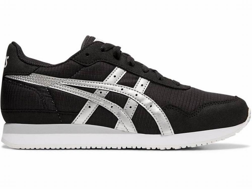 Asics TIGER RUNNER Women's Sneakers Black / Silver | RZT621859