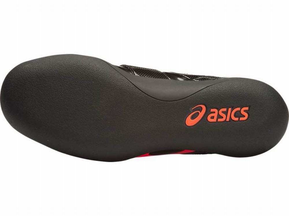 Asics Throw Pro Men's Track & Field Shoes Black / Coral | UTF652941