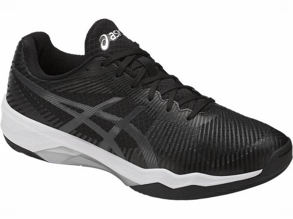 Asics Volley Elite FF Women's Volleyball Shoes Black / White / Dark Grey | ZNA652703