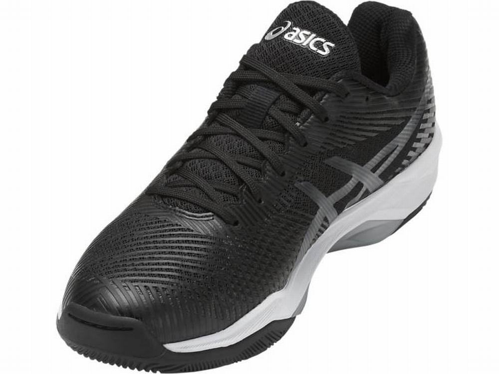 Asics Volley Elite FF Women's Volleyball Shoes Black / White / Dark Grey | ZNA652703