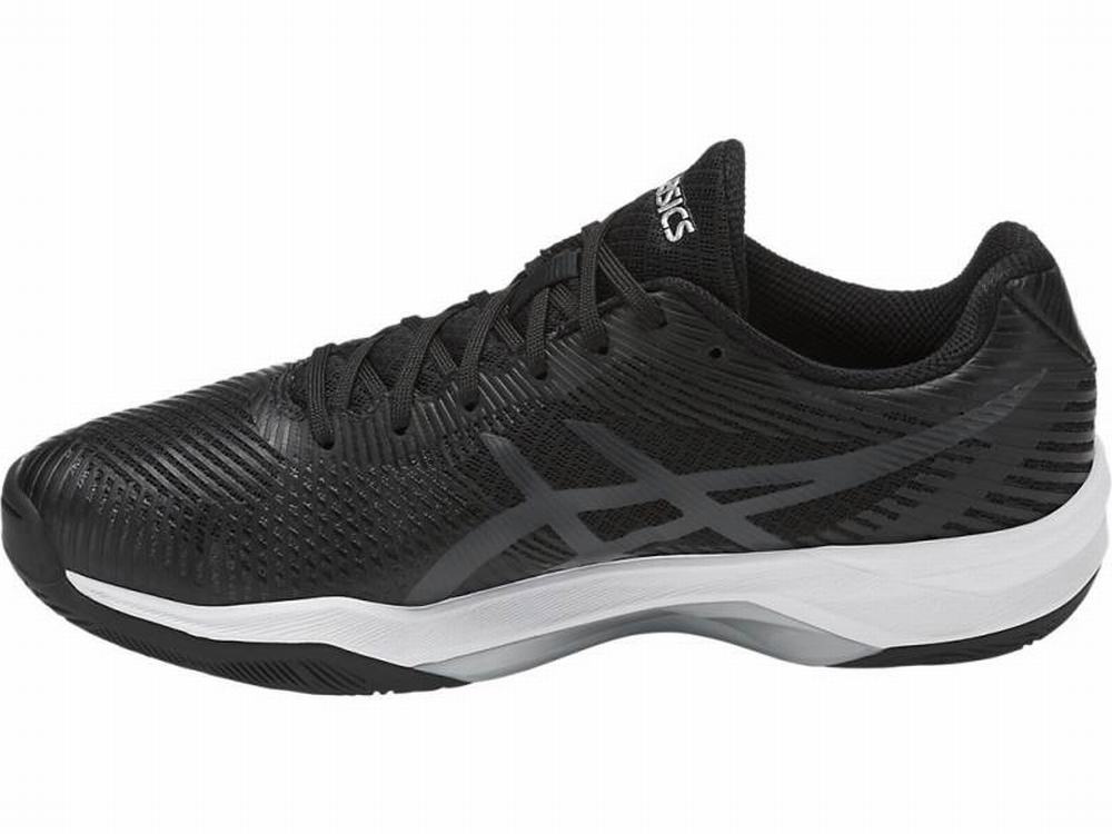 Asics Volley Elite FF Women's Volleyball Shoes Black / White / Dark Grey | ZNA652703