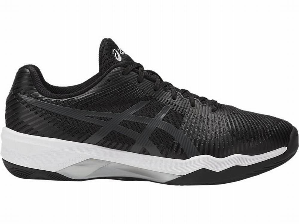 Asics Volley Elite FF Women\'s Volleyball Shoes Black / White / Dark Grey | ZNA652703